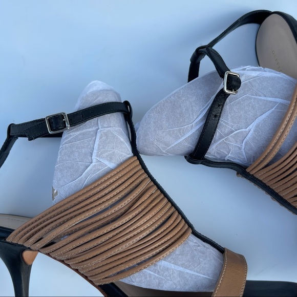 Loeffler Randall Black & Tan Leather Ankle… - Picture 6 of 13